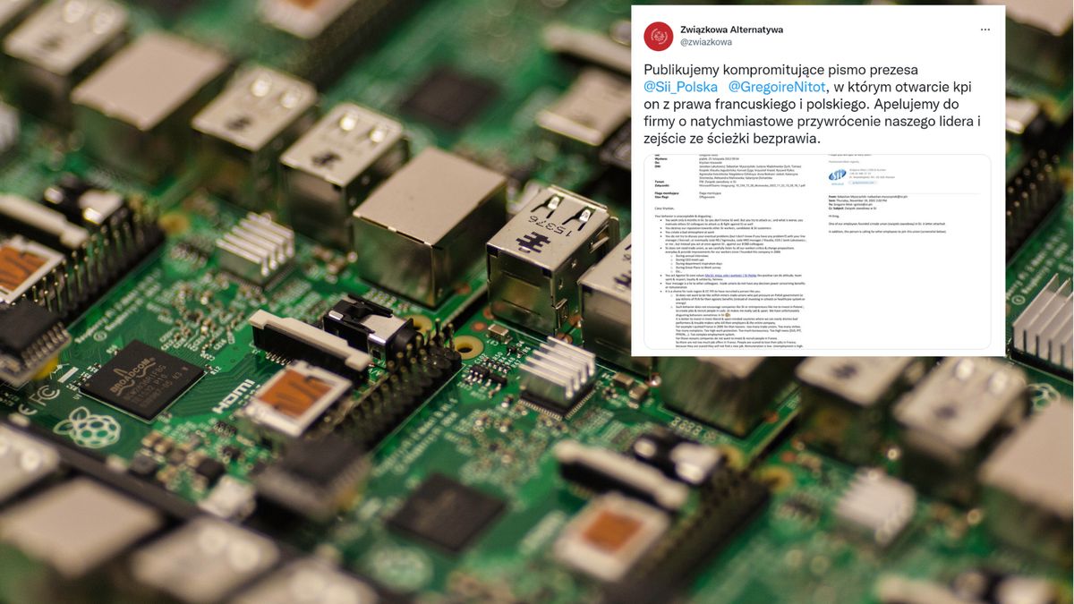 Firma Sii zwolniła pracownika za założenie związku zawodowego