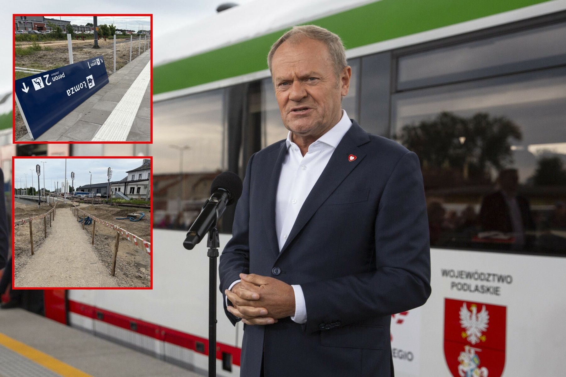 Tusk w Łomży