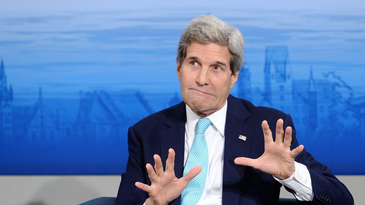 Amerykański sekretarz stanu John Kerry.