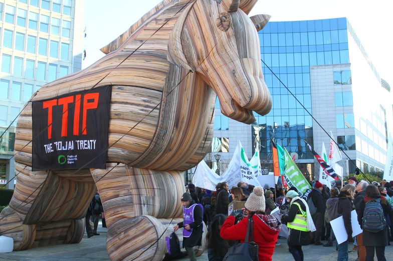 Protesty przeciw TTIP
