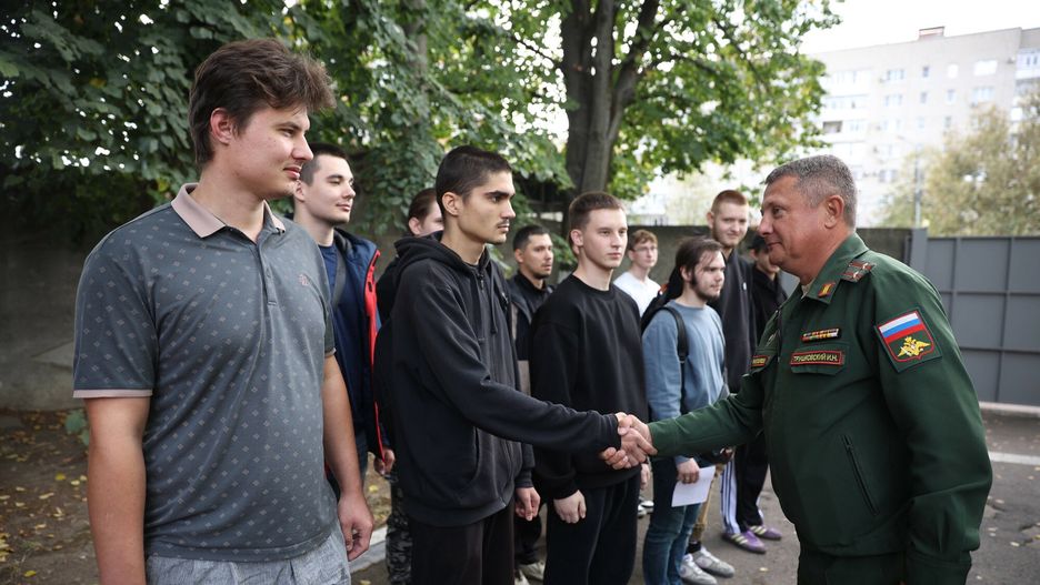 Mobilizacja w Rosji. Zdjęcie z października 2024 roku 