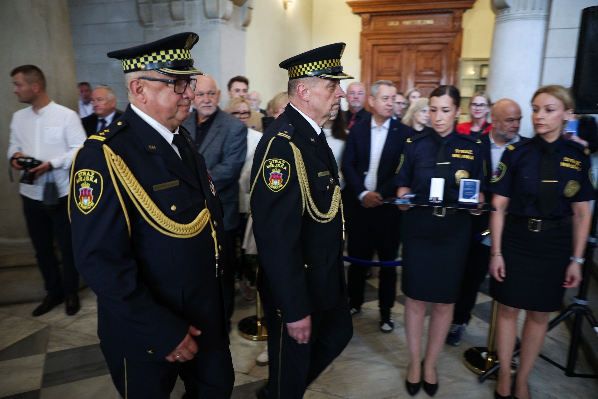 Uroczysta zmiana na stanowisku komendanta odbyła się w krakowskim magistracie 