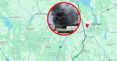 Pożar hali pod Szczecinem. Sytuacja została opanowana