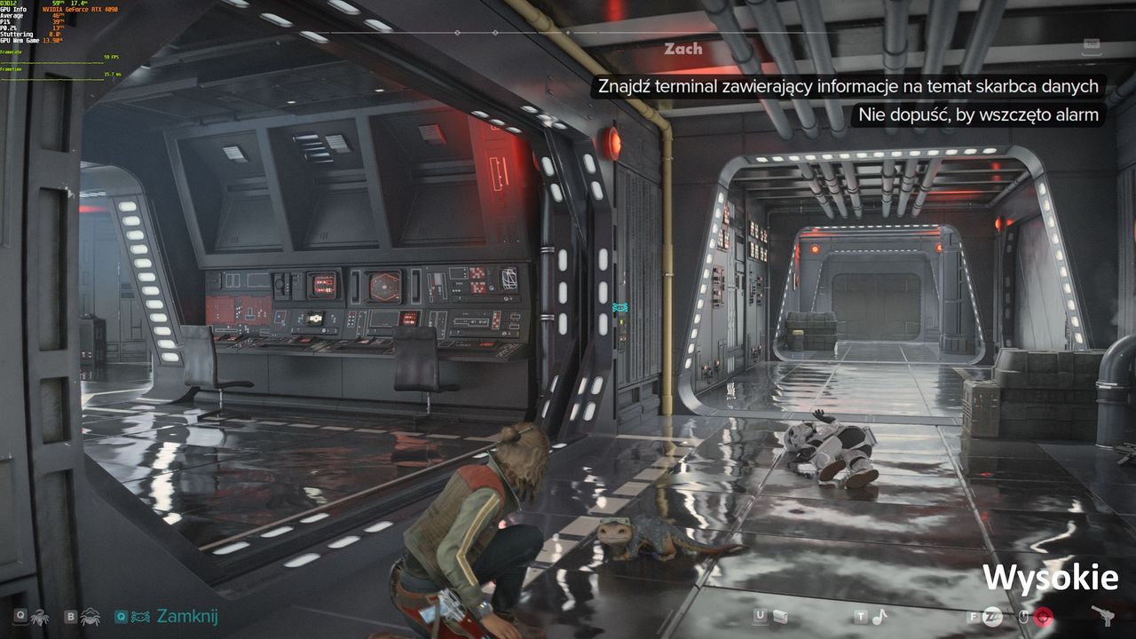 Star Wars Outlaws (PC) - porównanie ustawień graficznych 2 - Wysokie