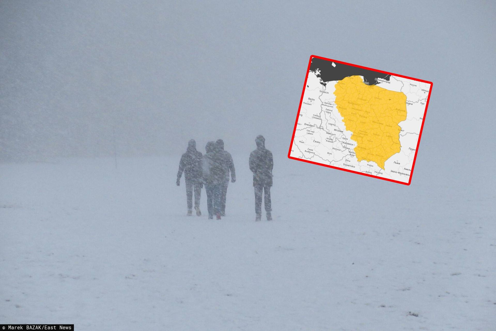 wiadomości,aktualności,WP Wiadomości IMGW ostrzega przed wielkimi mrozami. Prawie cała Polska w alertach