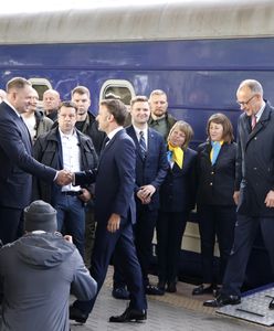 Nie jechali z Tuskiem. Macron, Merz i Starmer wysiedli z innego wagonu