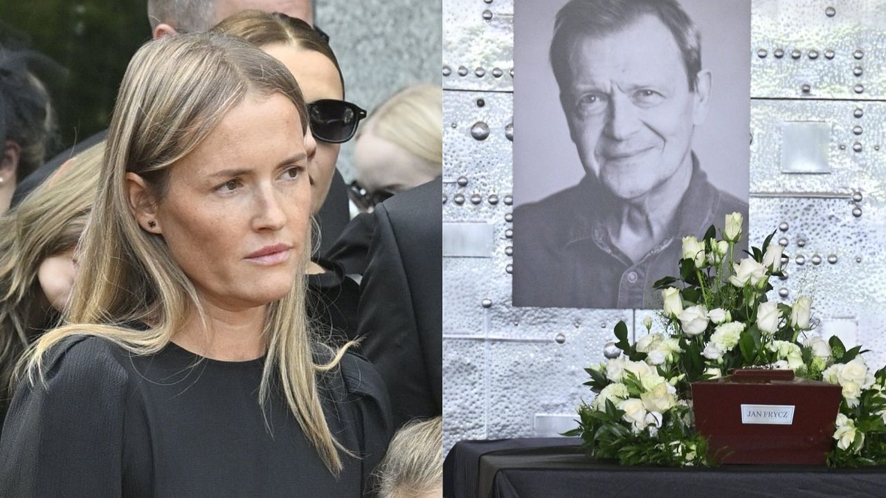 Pogrzeb Jana Frycza. Odczytano list od dzieci i wnuków aktora: "Kochaliśmy go bardzo. I najważniejsze, że o tym wiedział" (WIDEO)
