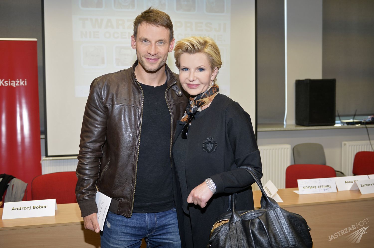 Tomasz Wolny, Joanna Racewicz na kampanii Twarze Depresji
(Fot. ONS)