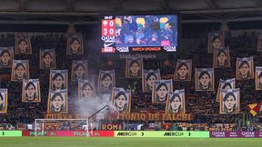 Wyjątkowa oprawa przed meczem AS Roma - AC Milan. Później kibice protestowali