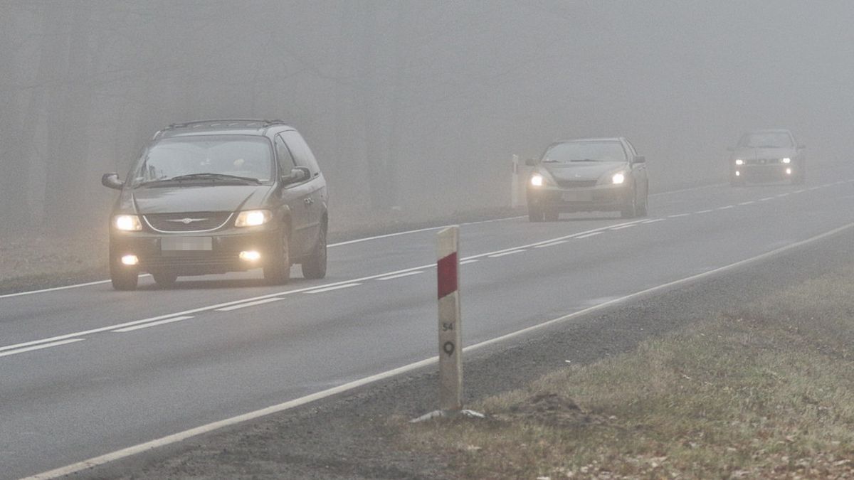 Podczas mgły spotkanie kierowcy, który niewłaściwie używa świateł, jest banalnie proste