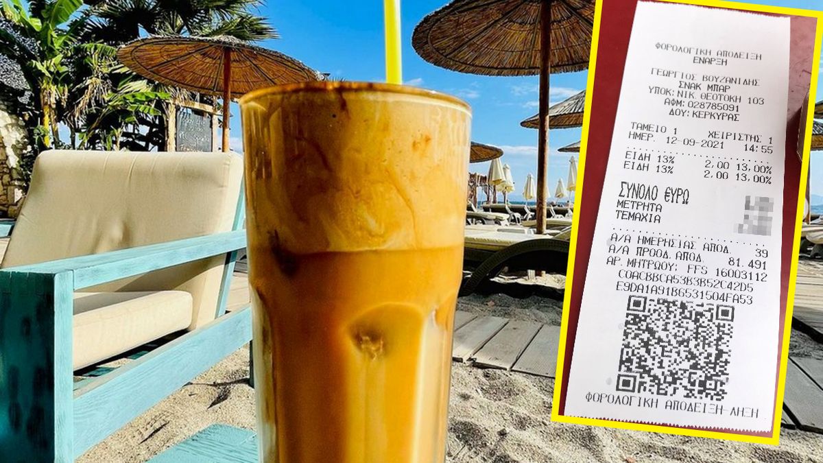 Polka pokazała paragon z Krety. 