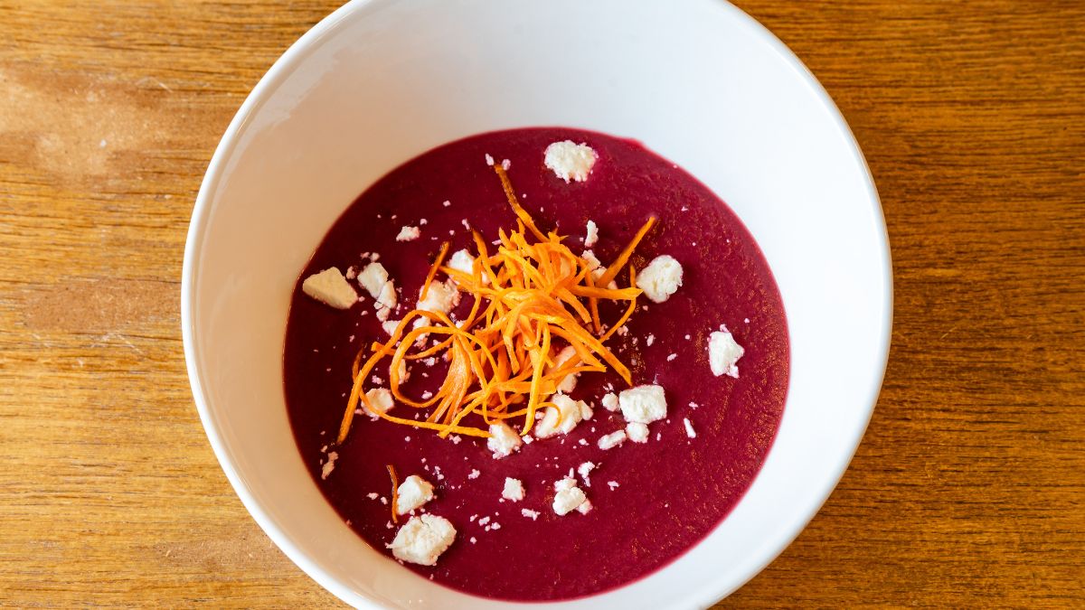Zupa krem z buraka.