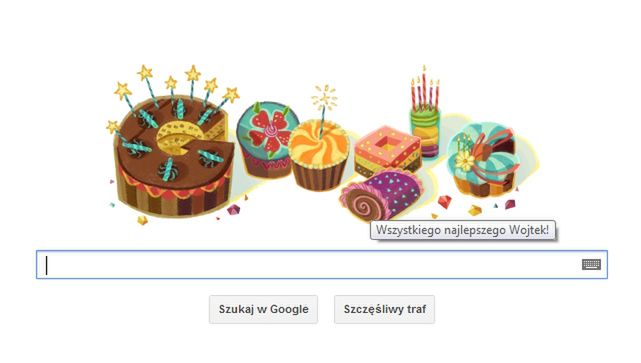 Urodziny w Google