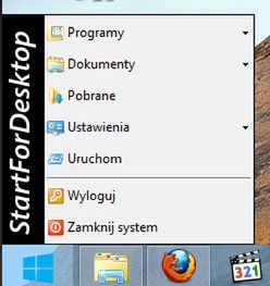 StartScreen na pulpicie Windows 8 - StartForDesktop 0.9.6