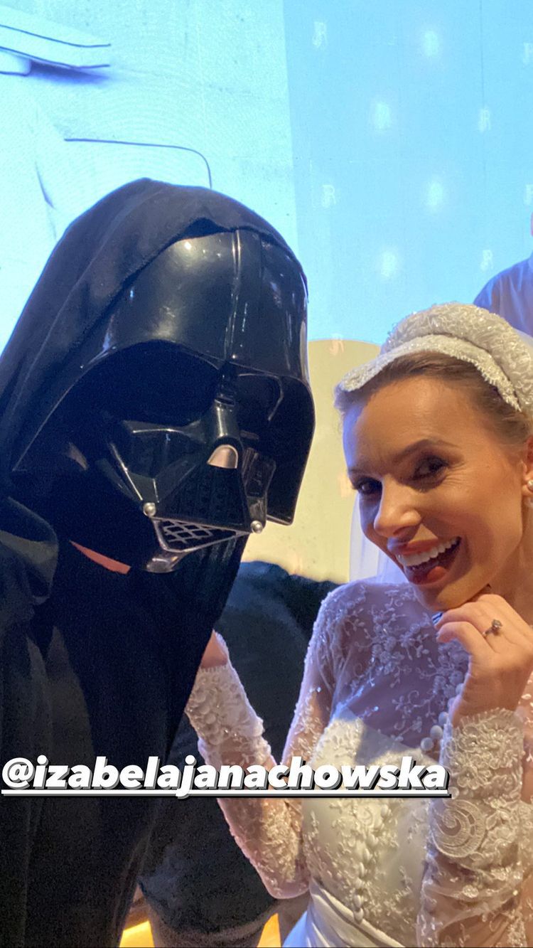 Izabela Janachowska i Mateusz Hładki - 1. rocznica ślubu Joanny Przetakiewicz i Rinke Rooyensa