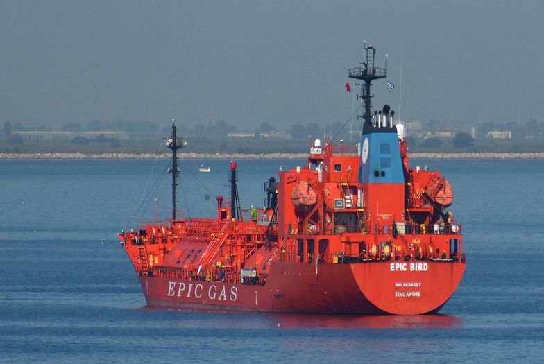 Turecki statek uszkodzony przez minę na Morzu Czarnym
