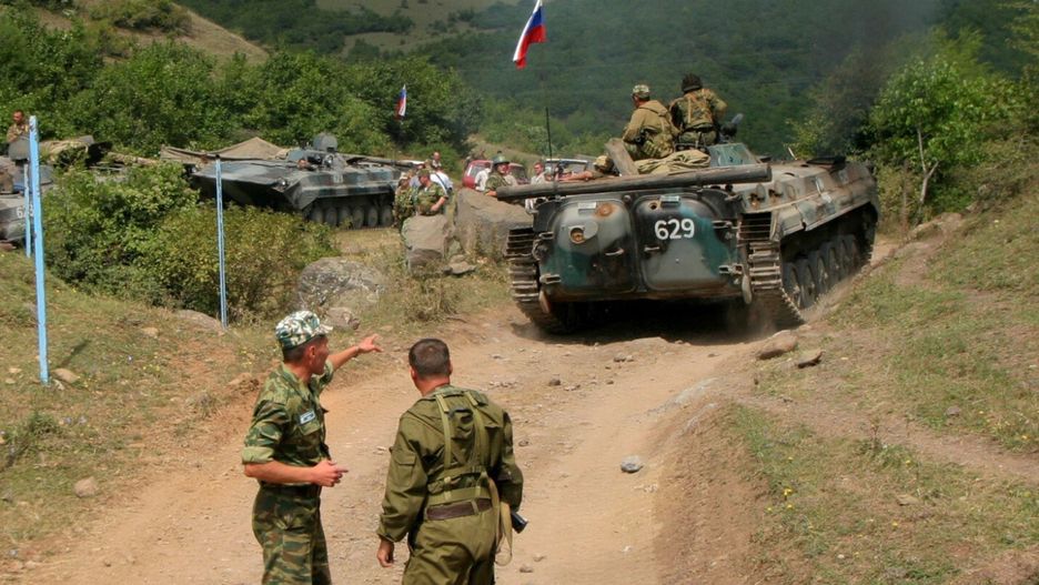 Rosyjskie wojska wjechały na teren Gruzji w 2008 r. 