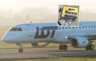 Poseł PiS napisał o niemieckim maśle w samolotach LOT. Jest reakcja