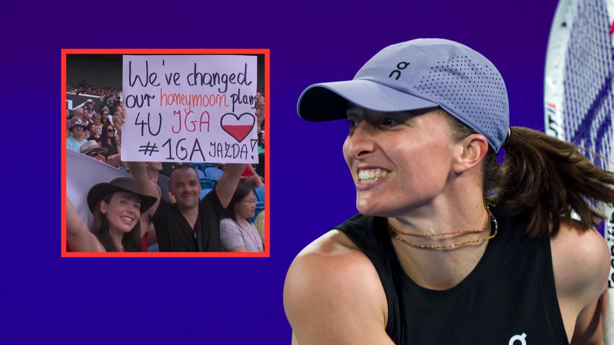 Para z Polski zmieniła plany poślubne specjalnie dla Igi Świątek