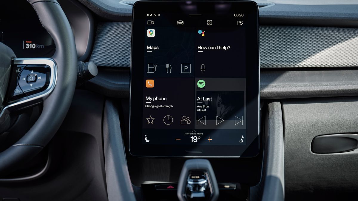 Android Automotive w Polestar 2, fot. materiały prasowe Polestar