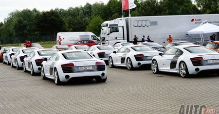 Audi RS4 Avant, RS6 Avant, R8 V10 Plus na Audi Sportscar Experience [pierwsza jazda autokult.pl]