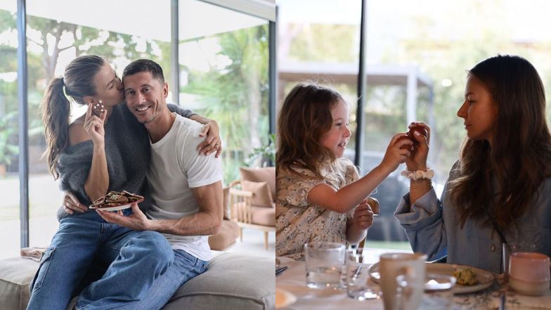 Wielkanoc u Anny i Roberta Lewandowskich: przyjazd teściowych i stukanie się jajkami (ZDJĘCIA) 