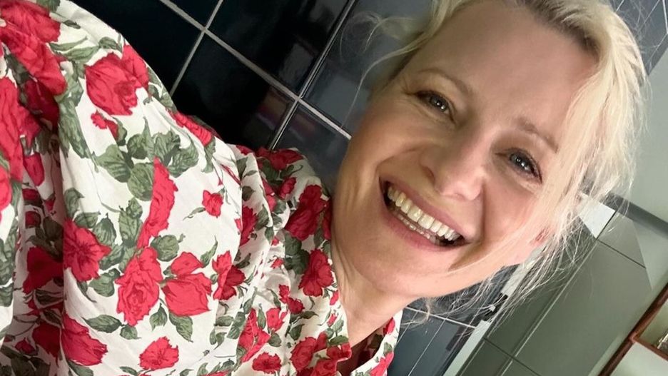 Małgorzata Kożuchowska uwielbia kwieciste kreacje 