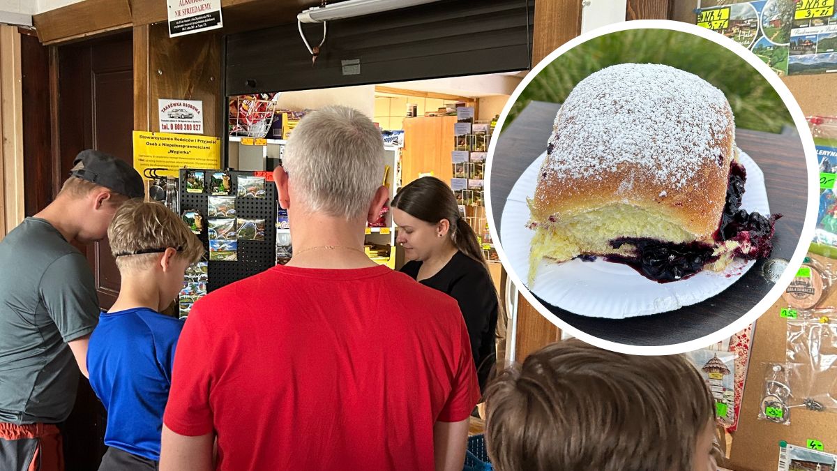 Kolejka po kultową jagodziankę