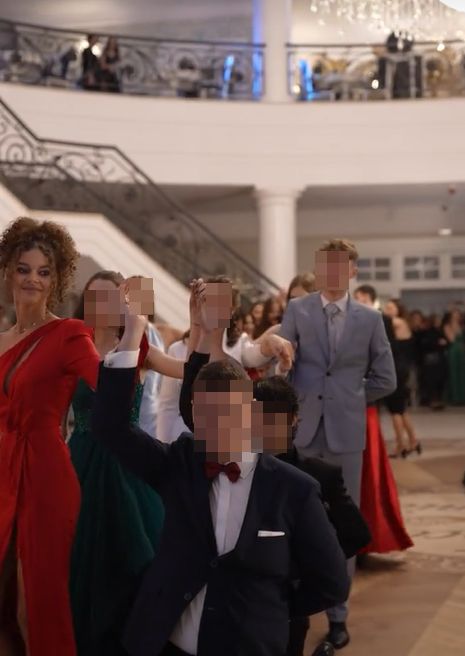 Emilia Dankwa na studniówce
