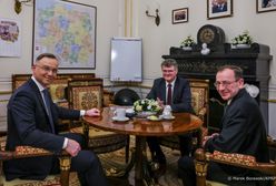 Kamiński i Wąsik w Pałacu Prezydenckim