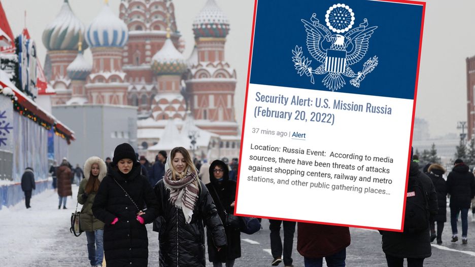 Ambasada USA w Moskwie wydała "alert bezpieczeństwa" 