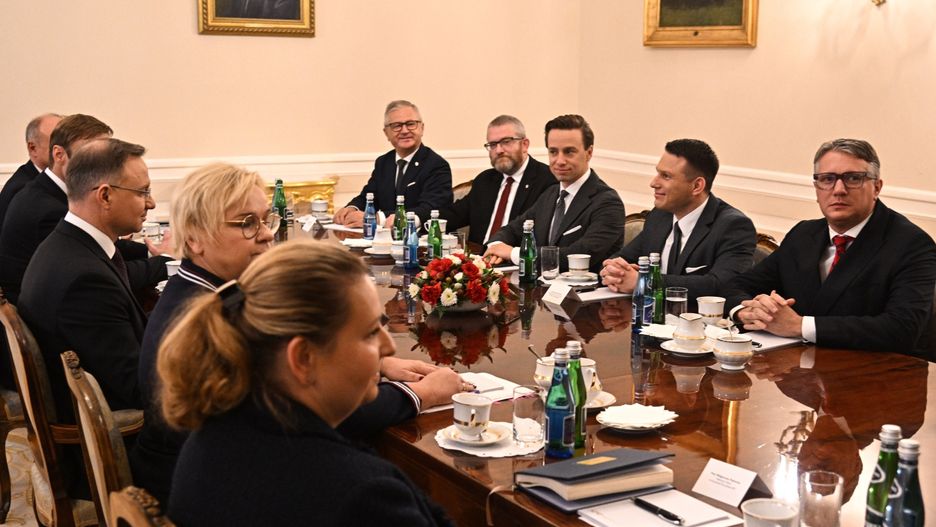 Konsultacje z przedstawicielami Konfederacji w Pałacu Prezydenckim