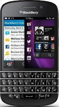 BlackBerry R10 to średniej klasy telefon z wytrzymałą baterią i dużym ekranem, na którym wygodnie napiszemy nawet dłuższą notatkę służbową