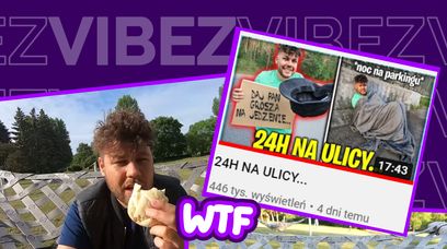 Youtuber Jawor żył 24 godziny na ulicy - przy dobrej pogodzie i pomocy fanów. "Nudno, nie polecam"