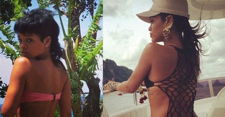 Rihanna wypina pupę! (FOTO)