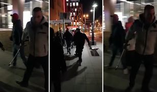 Pobili kontrolera kulą ortopedyczną. Policja opublikowała nagranie