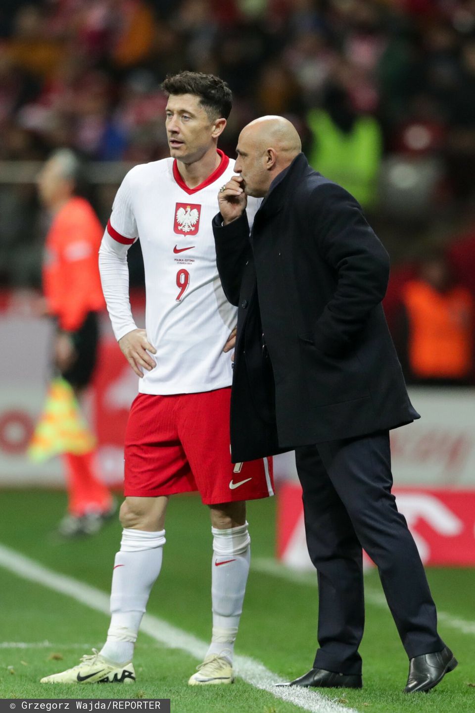 Robert Lewandowski i Michał Probierz