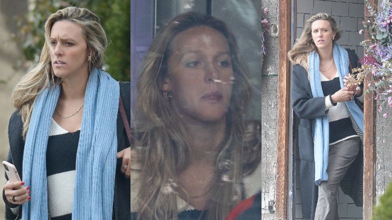 Ciężarna Aleksandra Żebrowska stołuje się w warszawskiej knajpie