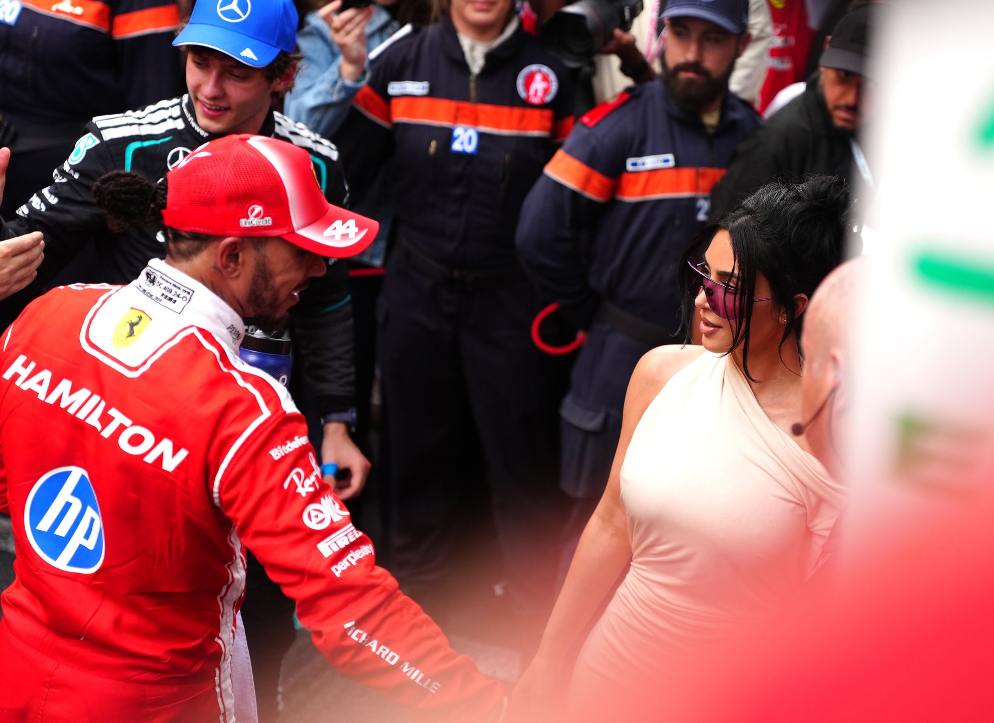 Kim Kardashian i Lewis Hamilton 