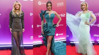 Gwiazdy podczas drugiego dnia festiwalu w Opolu: Gabi Drzewiecka, Patrycka Markowska, Katarzyna Żak...