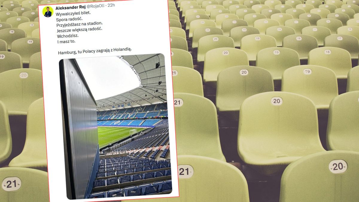  Kupił bilet na mecz Polska-Holandia. Okazało się, że ma widok na jedną bramkę