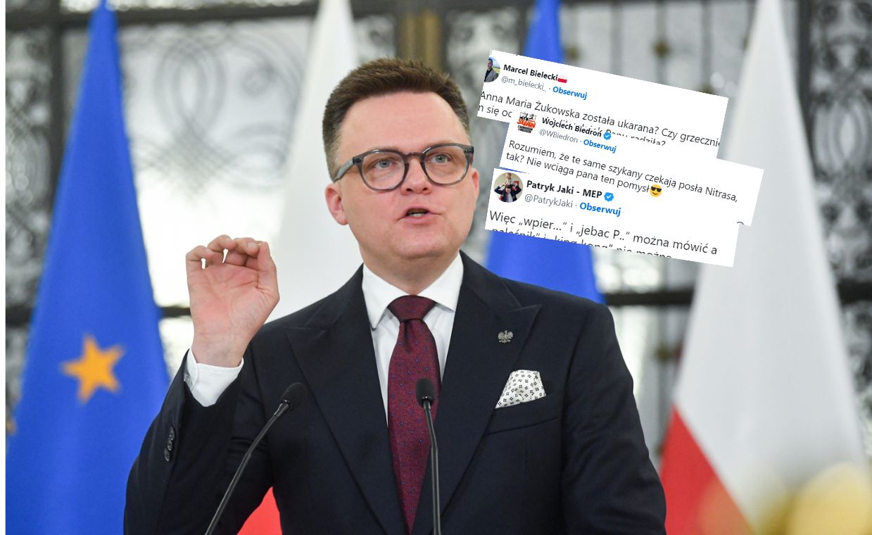 Internauci komentują wpis Hołowni