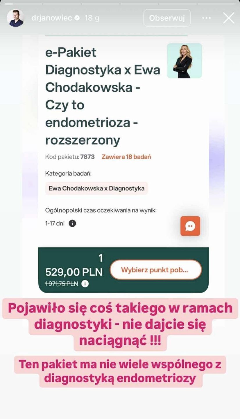 Specjaliści reagują na pakiet badań 