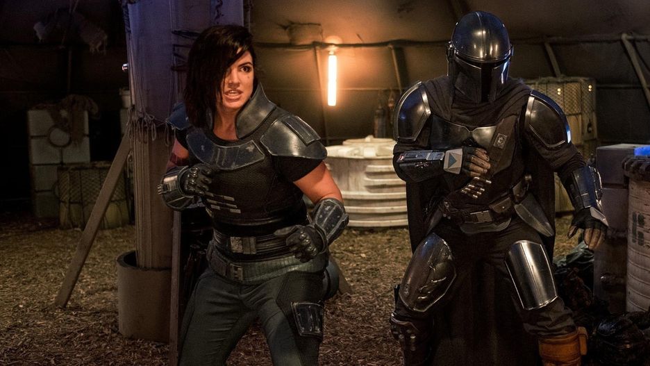 Kadry z serialu The Mandalorian