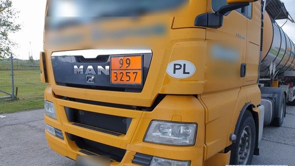 Cysterna, którą jechał kompletnie nietrzeźwy mężczyzna