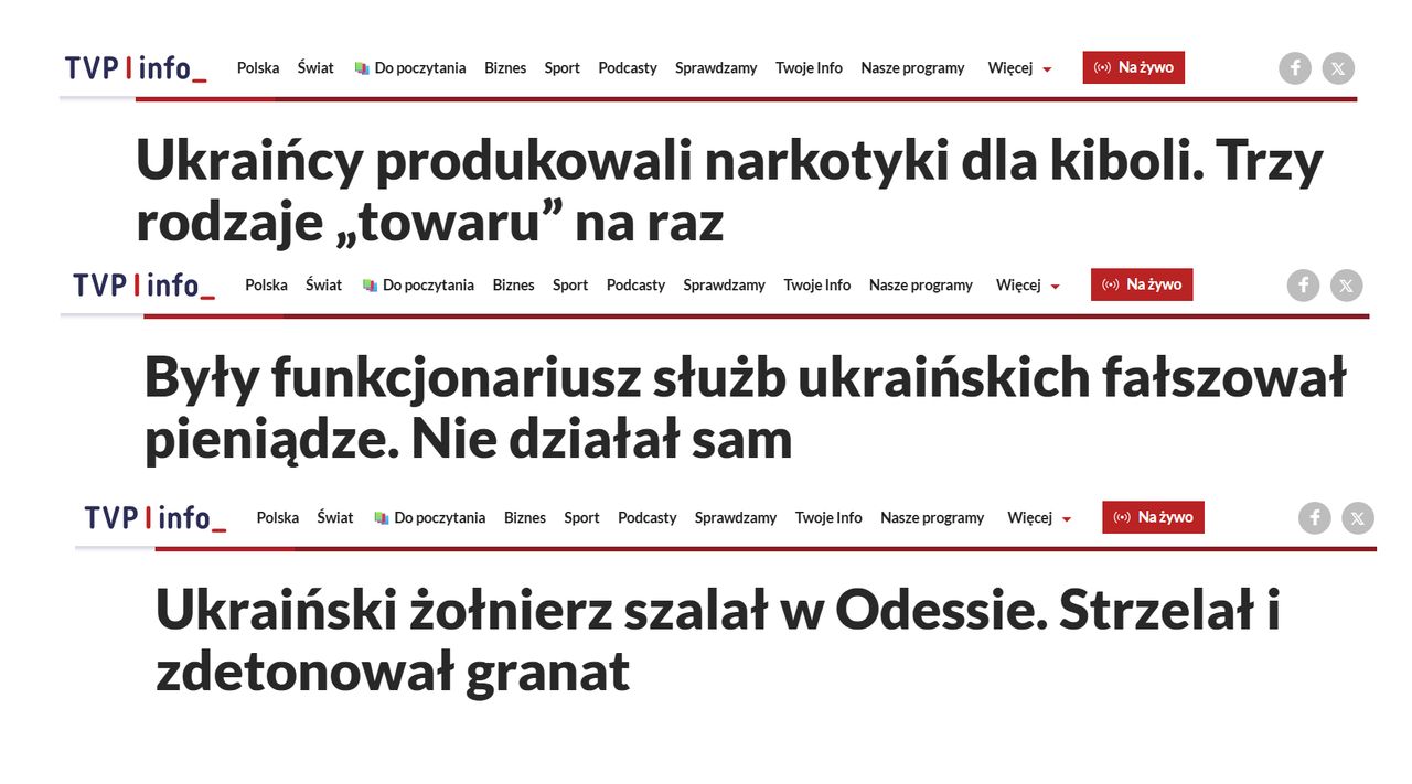Rada Etyki Mediów krytykuje TVP. Stygmatyzowano Ukraińców?