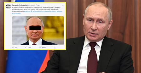 "Tygodnik Podhalański" będzie zasłaniać oczy Putinowi. "Jak bandytom i mordercom"