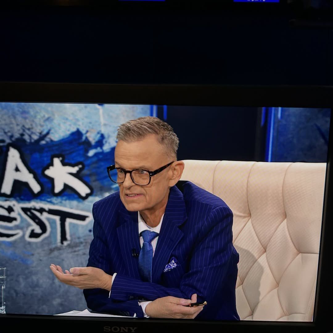 Kadr z programu "Tak jest" z Andrzejem Morozowskim 