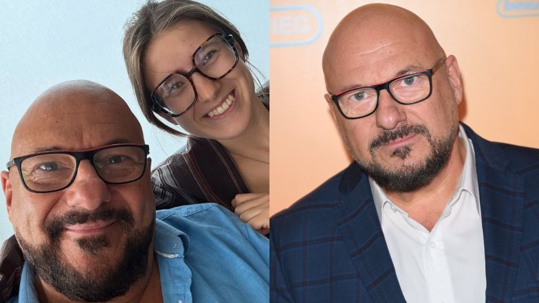 Piotr Gąsowski z córką