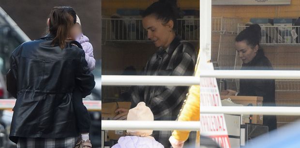 Olga Bołądź kupiła sklep obuwniczy, by zamienić go w restaurację. W porządkach "pomagała" jej 3-letnia córka. Uroczo? (ZDJĘCIA)